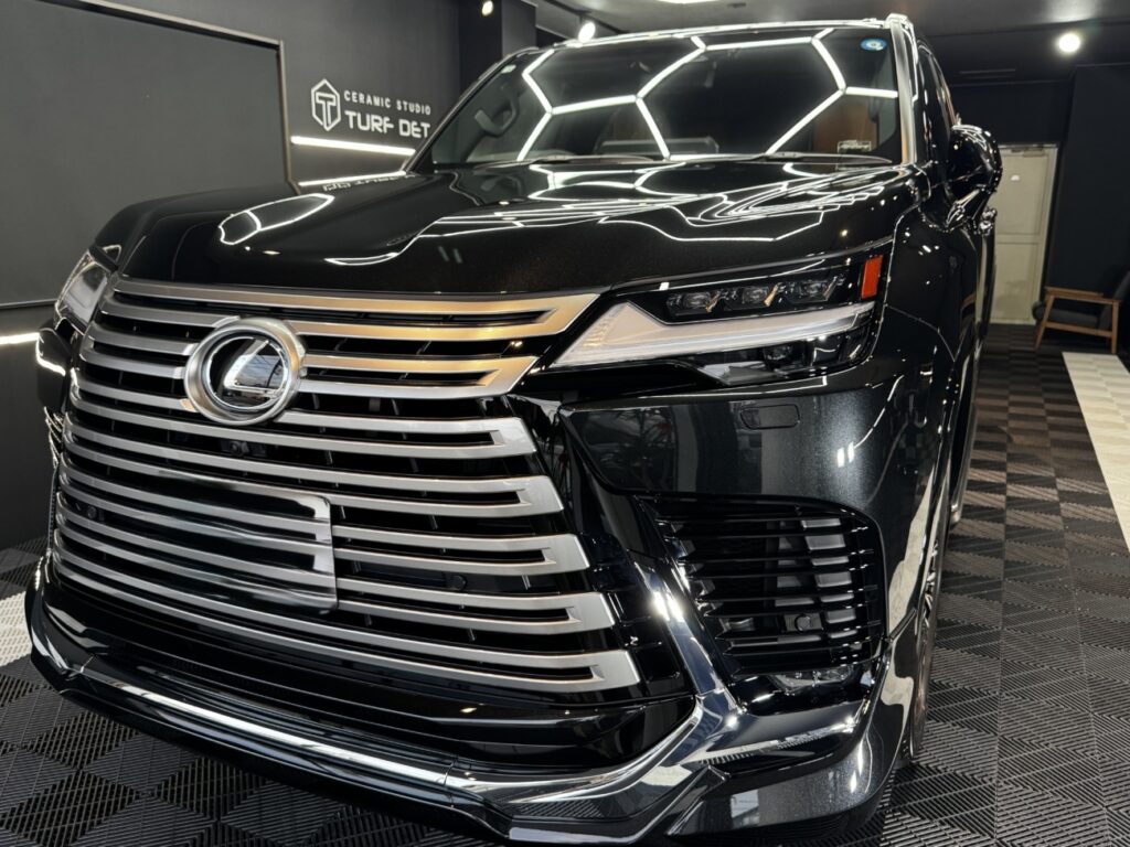 【 新車レクサス LX600 】GTECHNIQ クリスタルセラム BLACK セラミックコーティング　他　施工例/静岡県浜松市K様